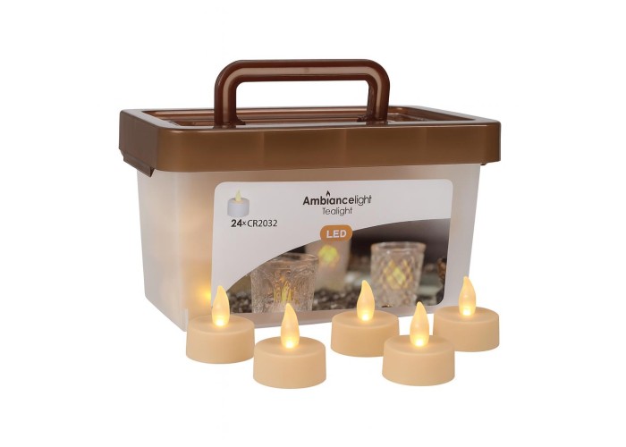 Σετ 24 LED ρεσώ θερμό λευκό φως Σετ 24 LED ρεσώ θερμό λευκό φως