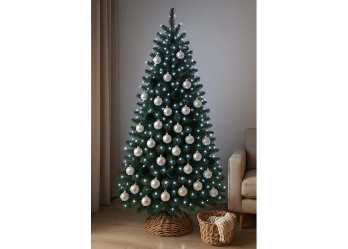 Χριστουγεννιάτικα φωτάκια 1000 λευκά LED 20μ Χριστουγεννιάτικα φωτάκια 1000 λευκά LED 20μ