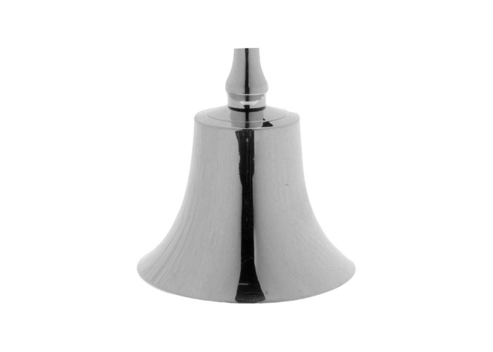 Μεταλλικό καμπανάκι αλουμινίου ασημί Υ11ר5,5 εκ. Μεταλλικό καμπανάκι αλουμινίου ασημί Υ11ר5,5 εκ.
