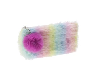 Κασετίνα λούτρινη ουράνιο τόξο Ι Υ11x21x5εκ. Κασετίνα λούτρινη ουράνιο τόξο Ι Υ11x21x5εκ.