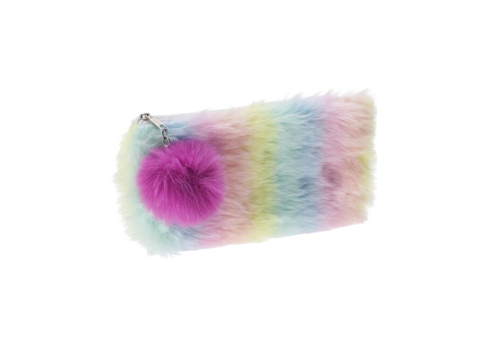 Κασετίνα λούτρινη ουράνιο τόξο Ι Υ11x21x5εκ. Κασετίνα λούτρινη ουράνιο τόξο Ι Υ11x21x5εκ.