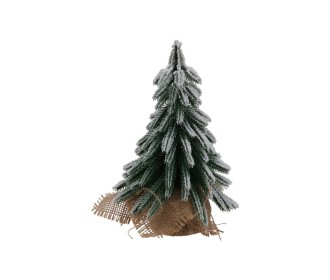 Χριστουγεννιάτικο δέντρο με ξύλινη βάση πράσινο 24εκ. Χριστουγεννιάτικο δέντρο με ξύλινη βάση πράσινο 24εκ.