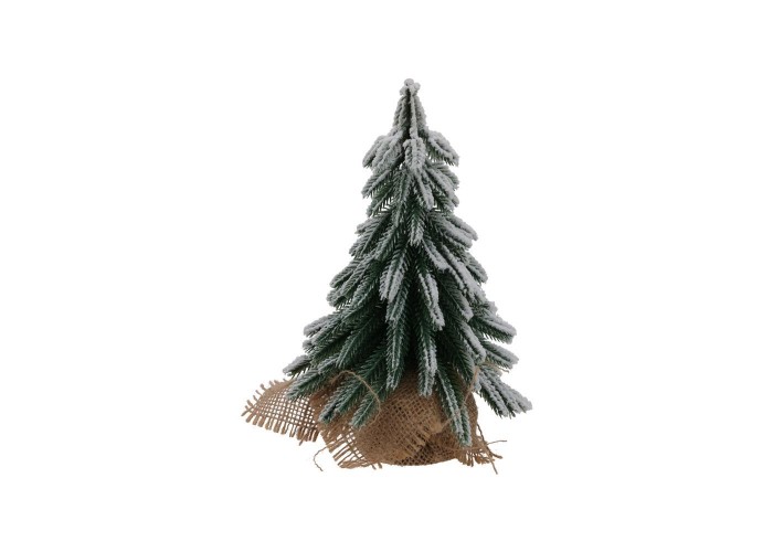 Χριστουγεννιάτικο δέντρο με ξύλινη βάση πράσινο 24εκ. Χριστουγεννιάτικο δέντρο με ξύλινη βάση πράσινο 24εκ.