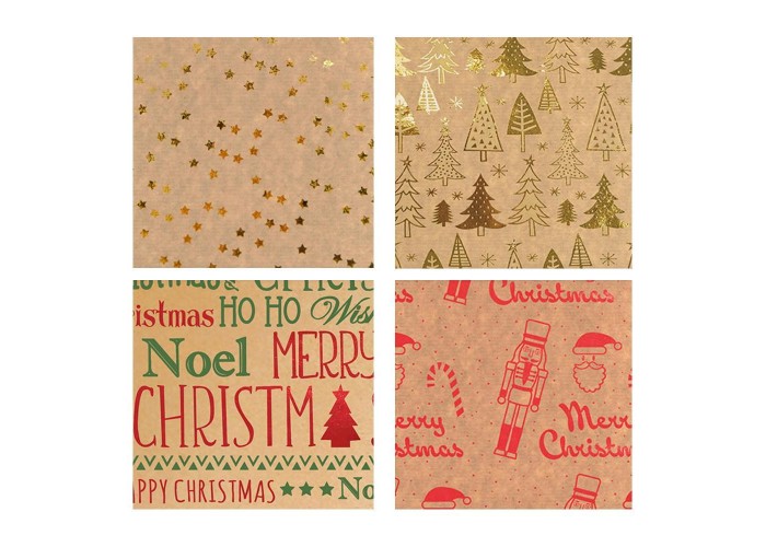 Χαρτί περιτυλίγματος craft ρολό 70x200εκ. Natural Holiday 2 Χαρτί περιτυλίγματος craft ρολό 70x200εκ. Natural Holiday 2