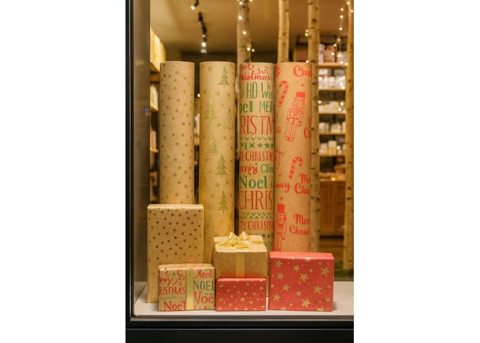 Χαρτί περιτυλίγματος craft ρολό 70x200εκ. Natural Holiday 2 Χαρτί περιτυλίγματος craft ρολό 70x200εκ. Natural Holiday 2