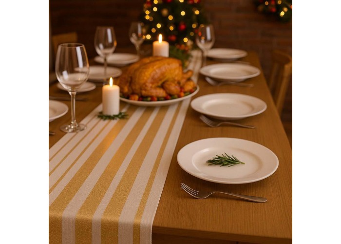 Διακοσμητικό ύφασμα ρολό Champagne Waves 150x28εκ. μπεζ Διακοσμητικό ύφασμα ρολό Champagne Waves 150x28εκ. μπεζ