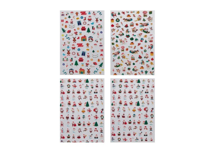 Χριστουγεννιάτικα αυτοκόλλητα 3D Festive Magic μικρά Χριστουγεννιάτικα αυτοκόλλητα 3D Festive Magic μικρά