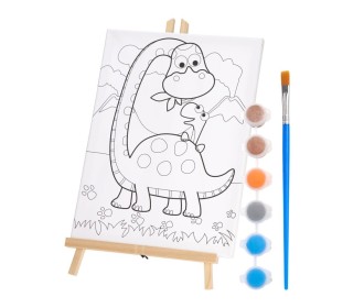 Καβαλέτο ξύλινο με τελάρο δεινόσαυρος 30×40εκ Καβαλέτο ξύλινο με τελάρο δεινόσαυρος 30×40εκ