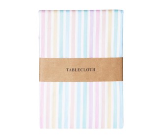 Τραπεζομάντηλο πολυεστέρα ρίγα 140×240εκ. Τραπεζομάντηλο πολυεστέρα ρίγα 140×240εκ.