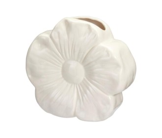 Βάζο λουλούδι πορσελάνινο λευκό 22×7,5×19,2εκ. Βάζο λουλούδι πορσελάνινο λευκό 22×7,5×19,2εκ.