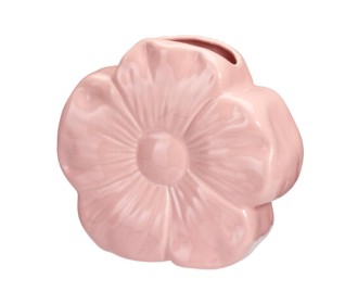 Βάζο λουλούδι πορσελάνινο ροζ 22×7,5×19,2εκ. Βάζο λουλούδι πορσελάνινο ροζ 22×7,5×19,2εκ.