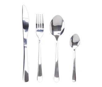 Μαχαιροπίρουνα ανοξείδωτα 16 τεμ. ασημί Μαχαιροπίρουνα ανοξείδωτα 16 τεμ. ασημί