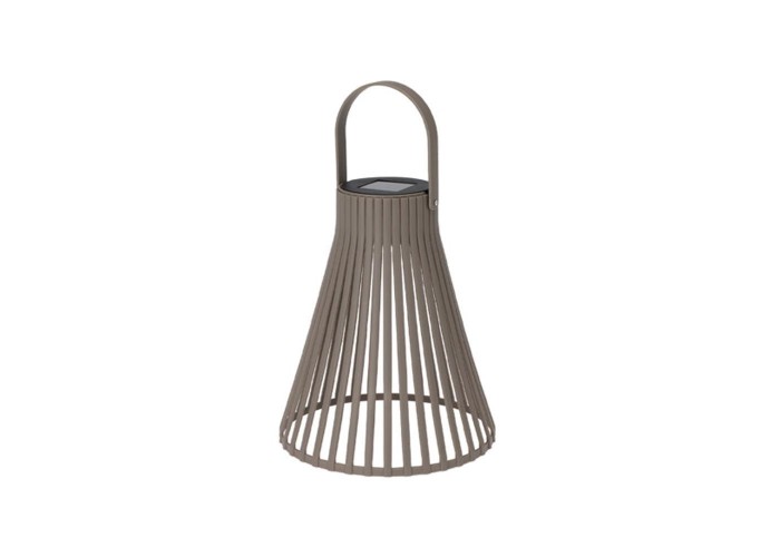 Ηλιακό φανάρι με led φωτισμό καφέ 20×20×24εκ. Ηλιακό φανάρι με led φωτισμό καφέ 20×20×24εκ.