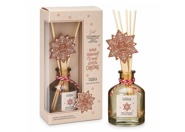 Αρωματικό χώρου diffuser Χριστουγεννιάτικο Vanilla Whisper 100ml. Αρωματικό χώρου diffuser Χριστουγεννιάτικο Vanilla Whisper 100ml.