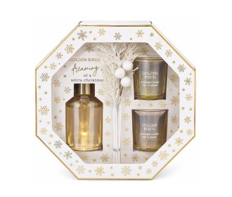 Σετ δώρου αρωματικό χώρου diffuser Golden Birch 100ml. 5 τεμ.