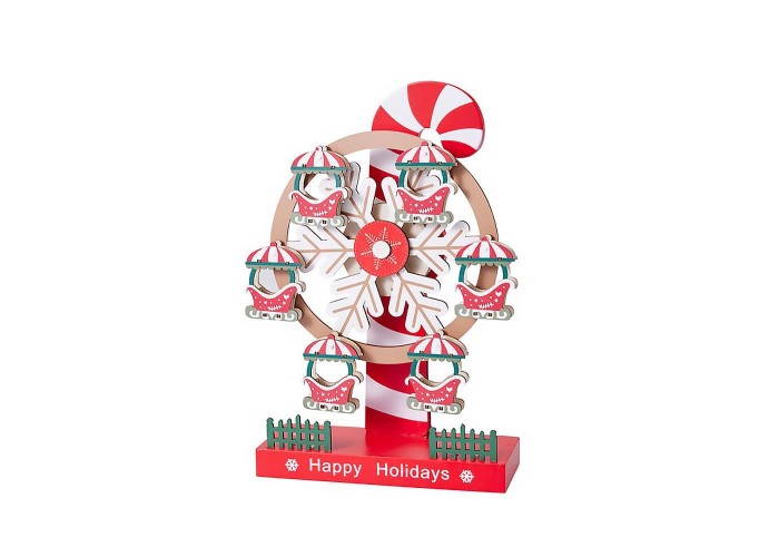 Χριστουγεννιάτικη ρόδα Happy Holidays φωτιζόμενη 25εκ. Χριστουγεννιάτικη ρόδα Happy Holidays φωτιζόμενη 25εκ.