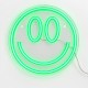 Φωτιζόμενο διακοσμητικό LED Neon Smiley πράσινο 25x25εκ. Φωτιζόμενο διακοσμητικό LED Neon Smiley πράσινο 25x25εκ.