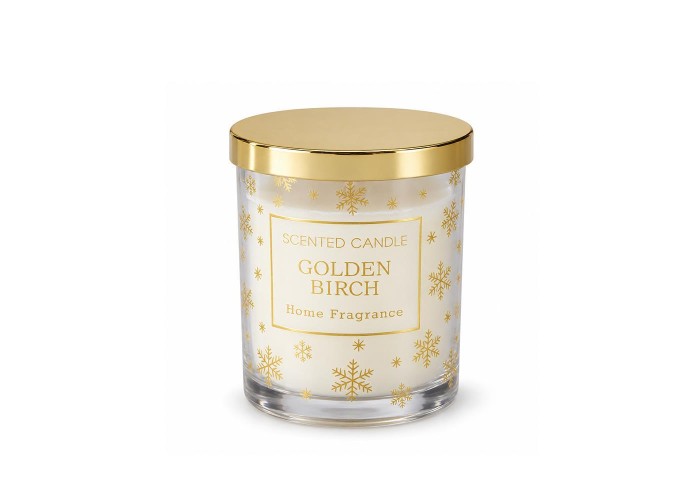 Αρωματικό κερί σε γυάλινο δοχείο Golden Birch Υ10xØ8,5εκ.