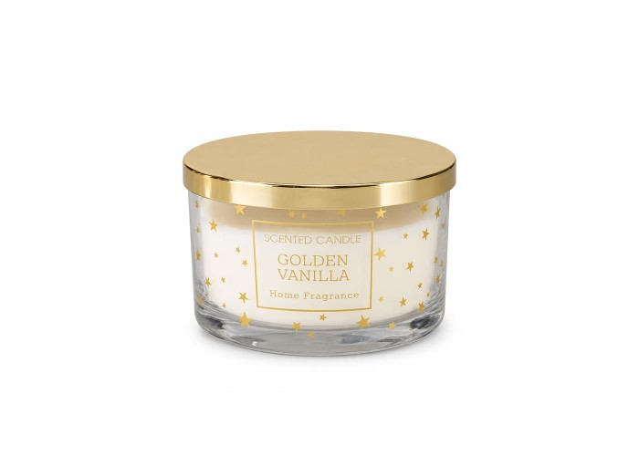 Αρωματικό κερί σε γυάλινο δοχείο Golden Vanilla Ø13εκ. Αρωματικό κερί σε γυάλινο δοχείο Golden Vanilla Ø13εκ.