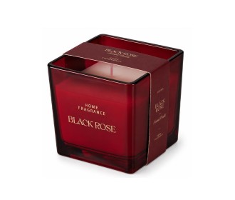 Αρωματικό κερί σε γυάλινο δοχείο Black Rose 10x10εκ.