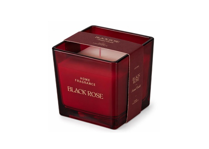 Αρωματικό κερί σε γυάλινο δοχείο Black Rose 10x10εκ. Αρωματικό κερί σε γυάλινο δοχείο Black Rose 10x10εκ.
