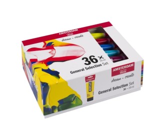 Talens Amsterdam Standard Series σετ 36 ακρυλικών χρωμάτων, 20 ml/χρώμα