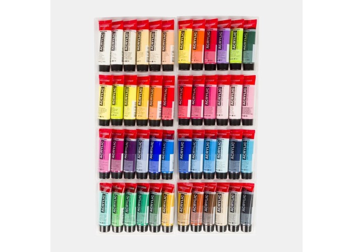 Talens Amsterdam Standard Series σετ 48 ακρυλικών χρωμάτων, 20 ml/χρώμα Talens Amsterdam Standard Series σετ 48 ακρυλικών χρωμάτων, 20 ml/χρώμα