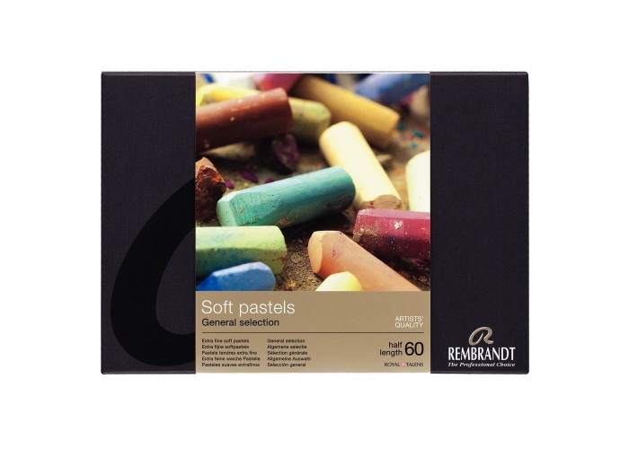 Talens Rembrandt soft pastel 60 χρωμάτων μισά Talens Rembrandt soft pastel 60 χρωμάτων μισά