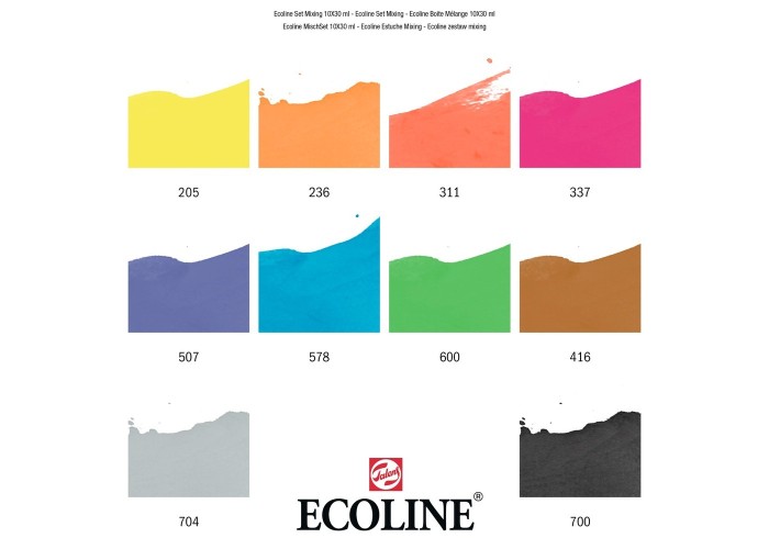 Talens υγρές νερομπογιές με πιπέτα 10 τεμάχια 30ml. Talens υγρές νερομπογιές με πιπέτα 10 τεμάχια 30ml.