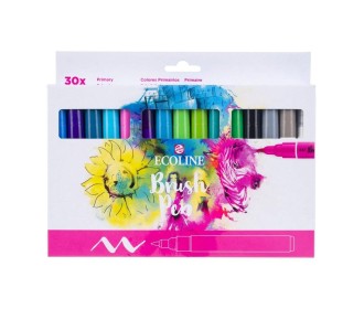 Talens Ecoline Brush Pen Primary μαρκαδόροι 30 χρώματα Talens Ecoline Brush Pen Primary μαρκαδόροι 30 χρώματα