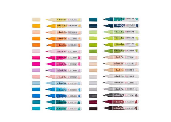 Talens Ecoline Brush Pen Additional μαρκαδόροι 30 χρώματα Talens Ecoline Brush Pen Additional μαρκαδόροι 30 χρώματα