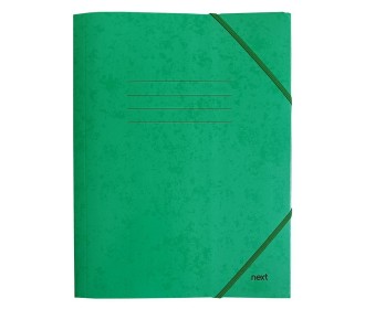 Next φάκελος με λάστιχο οικολογικός πράσινος Υ32x24,5εκ. 400γρ