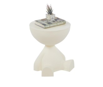 Τραπέζι- κομοδίνο με αποθηκευτικό χώρο Nextdeco πλαστικό λευκό Υ38xØ36εκ. Τραπέζι- κομοδίνο με αποθηκευτικό χώρο Nextdeco πλαστικό λευκό Υ38xØ36εκ.