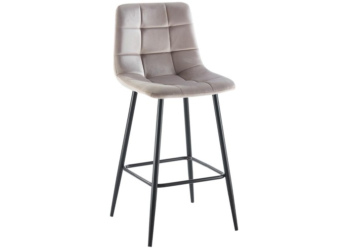 Σκαμπό μπαρ Nextdeco βελούδινο μεταλλικά πόδια Υ95x52,5x50εκ. Σκαμπό μπαρ Nextdeco βελούδινο μεταλλικά πόδια Υ95x52,5x50εκ.