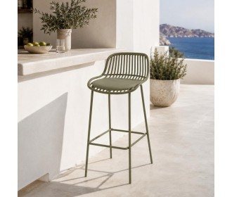 Σκαμπό μπαρ Nextdeco PP και μέταλλο πράσινο 42x49xΥ97εκ. Σκαμπό μπαρ Nextdeco PP και μέταλλο πράσινο 42x49xΥ97εκ.