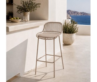 Σκαμπό μπαρ Nextdeco PP και μέταλλο γκρι 42x49xΥ97εκ. Σκαμπό μπαρ Nextdeco PP και μέταλλο γκρι 42x49xΥ97εκ.