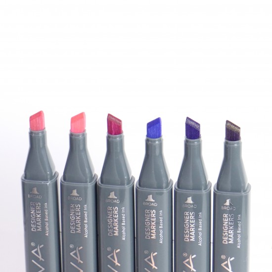Sketch Markers άριστης ποιότητας 6τεμ Purples/Pinks