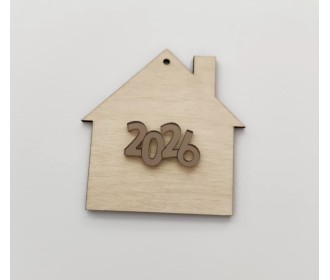 Σπιτάκι διακοσμητικό 9cm ξύλινο & Plexiglass 2026 # 10 Σπιτάκι διακοσμητικό 9cm ξύλινο & Plexiglass 2026 # 10