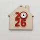Σπιτάκι Ξύλινο Plexiglass 9cm 2026 #4 