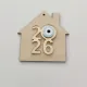 Σπιτάκι Ξύλινο Plexiglass 9cm 2026 #4 Σπιτάκι Ξύλινο Plexiglass 9cm 2026 #4
