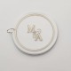 Plexiglass Βιβλίο Ευχών Κύκλος με μονογράμματα 27cm 15φύλλα ( 30 σελίδες)
