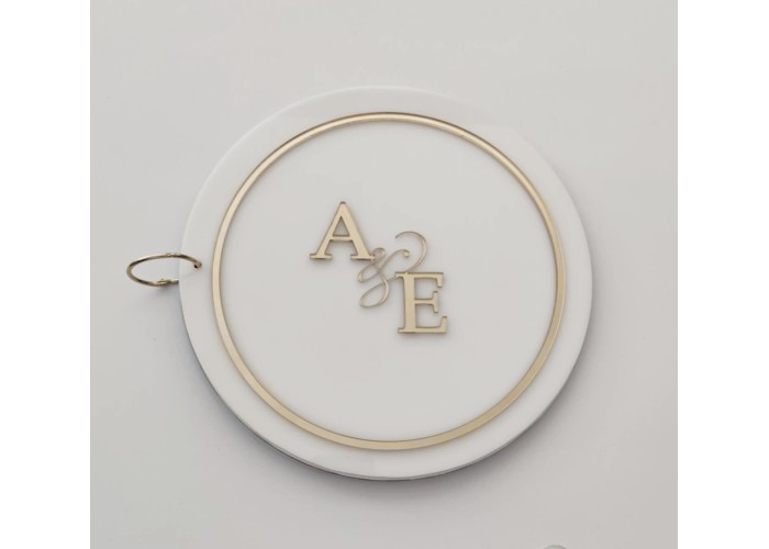 Plexiglass Βιβλίο Ευχών Κύκλος με μονογράμματα 27cm 15φύλλα ( 30 σελίδες) Plexiglass Βιβλίο Ευχών Κύκλος με μονογράμματα 27cm 15φύλλα ( 30 σελίδες)