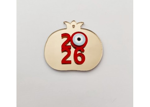 Plexiglass Ρόδι 9cm 2026 #10