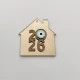 Plexiglass Γούρι Σπιτάκι 9cm 2026 #5