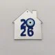 Plexiglass Γούρι Σπιτάκι 9cm 2026 #5