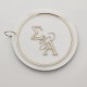 Plexiglass Βιβλίο Ευχών Κύκλος με μονογράμματα 27cm 15φύλλα ( 30 σελίδες)