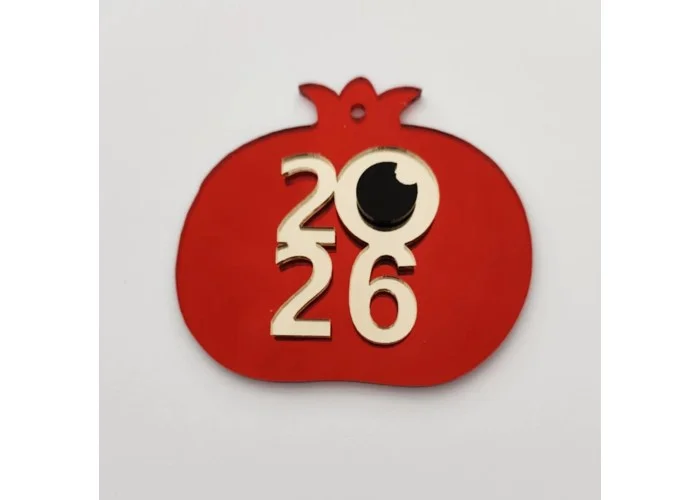 Plexiglass ρόδι 9cm 2026 #18