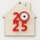 Σπιτάκι Ξύλινο Plexiglass 9cm 2026 #4 