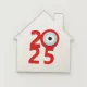 Plexiglass Γούρι Σπιτάκι 9cm 2026 #5