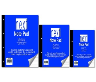 Μπλοκ 80 φύλλα κολλητά στο πλάϊ